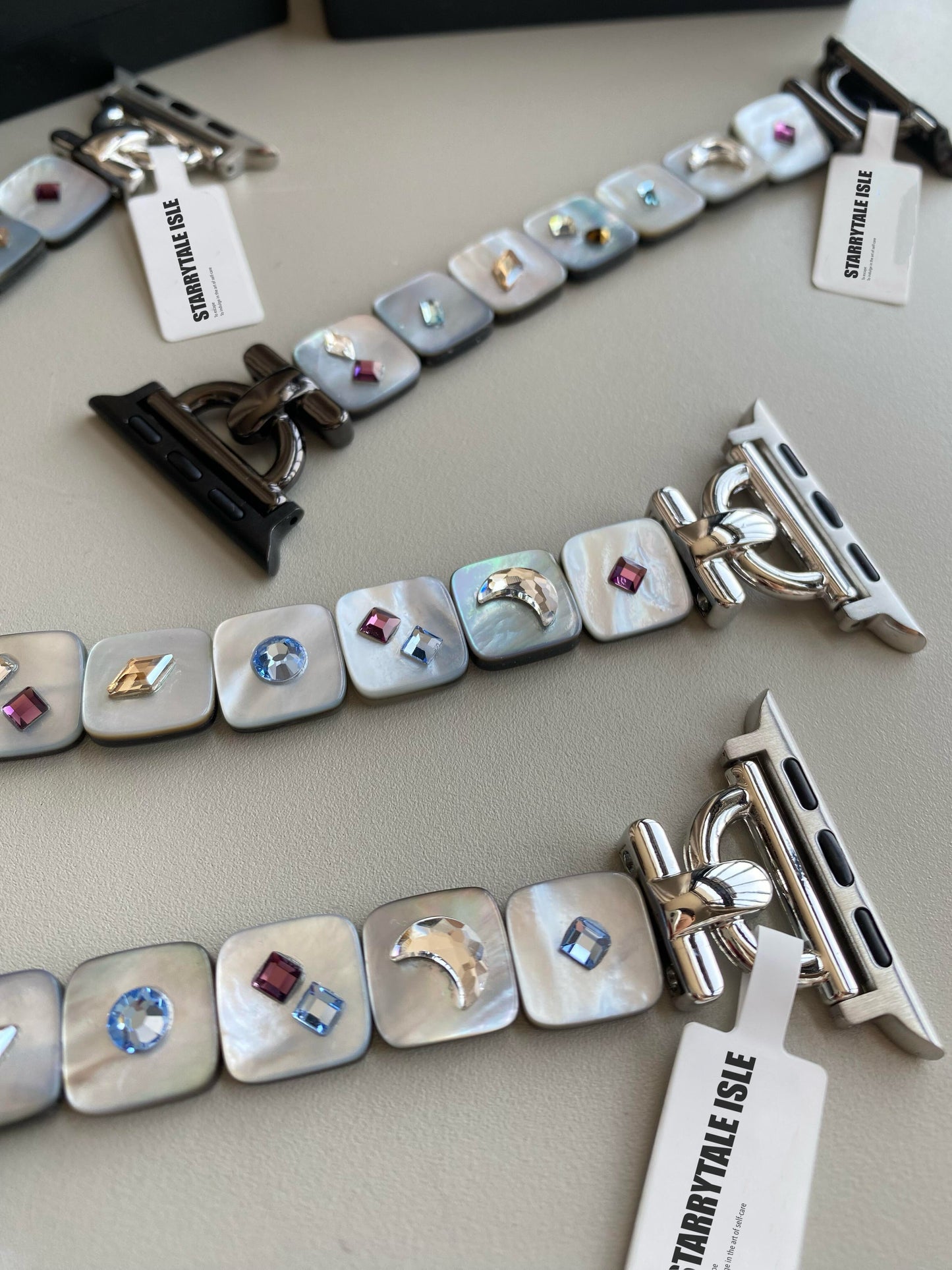 Handmade Pearl Oyster Shells Apple Watch Band