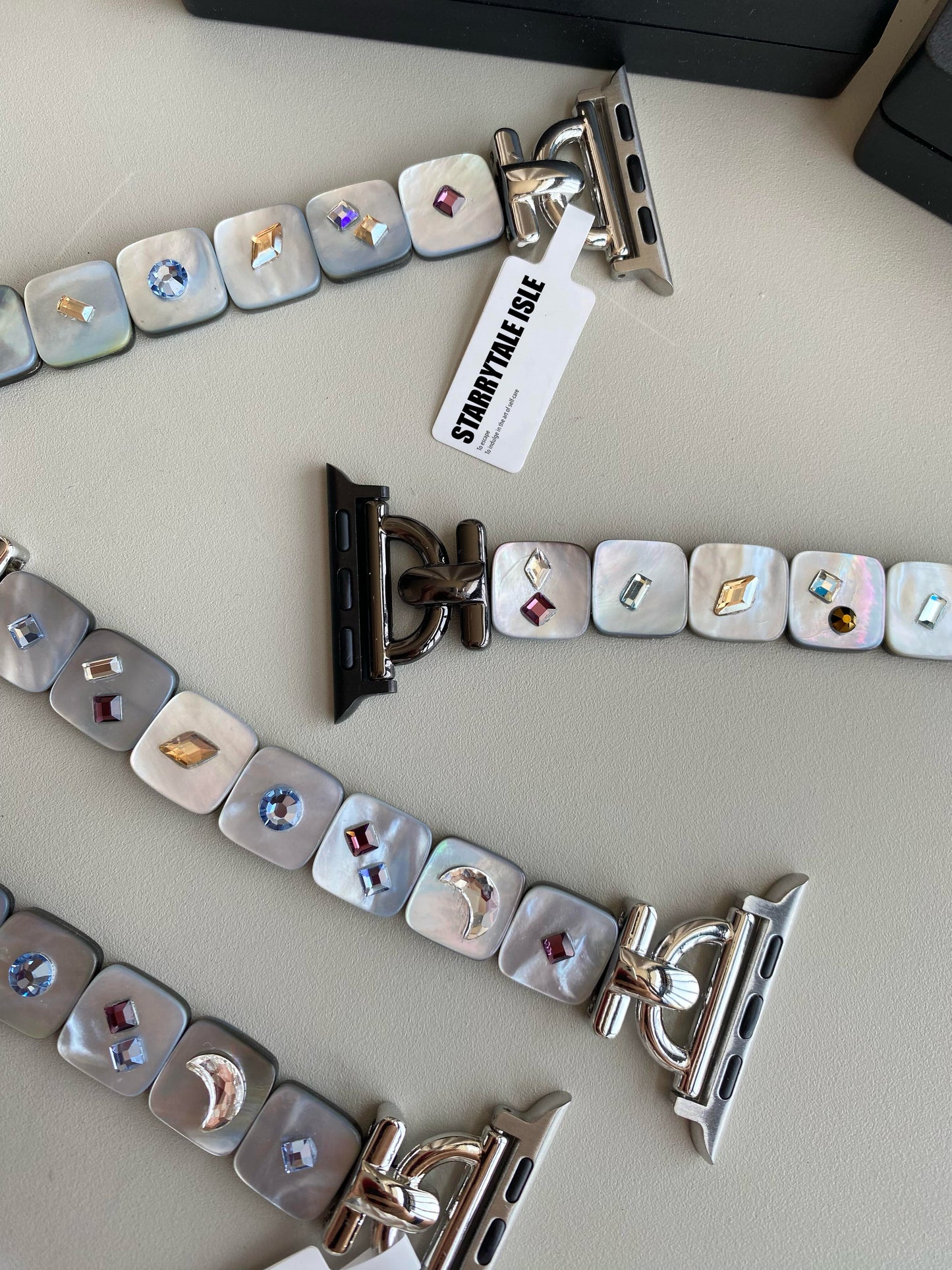 Handmade Pearl Oyster Shells Apple Watch Band