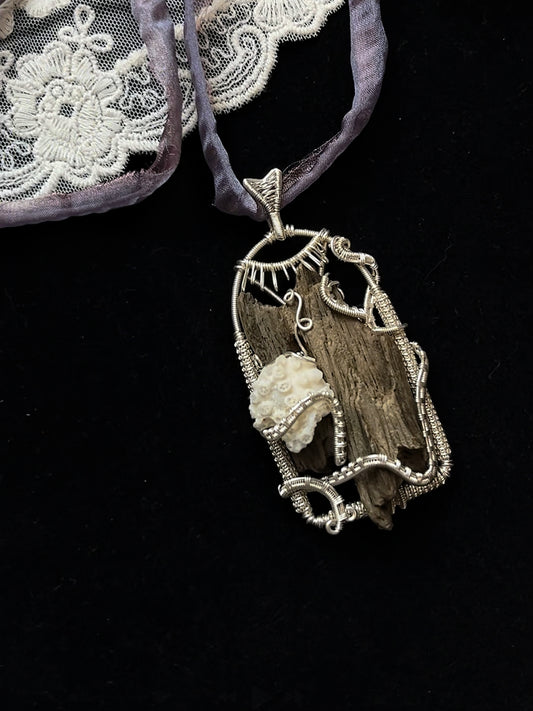 Siren's Window Pendant Necklace