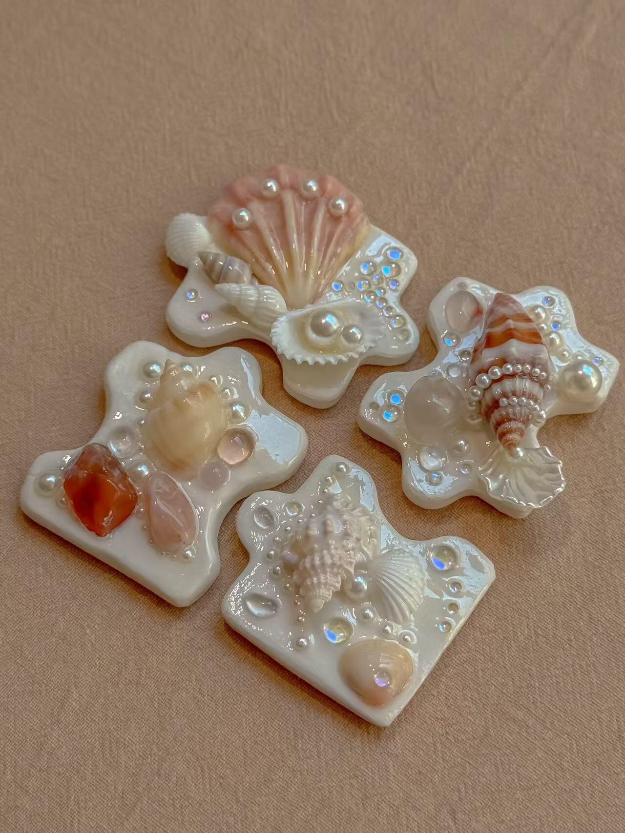 Coastal Jigsaw Seashell Magnet