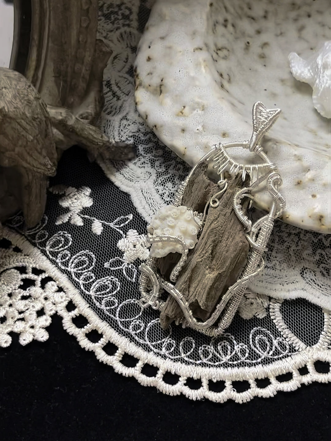 Siren's Window Pendant Necklace