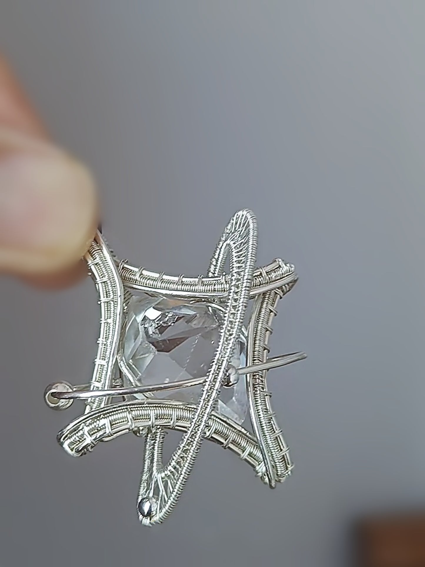 Celestial Ribbon Pendant Necklace