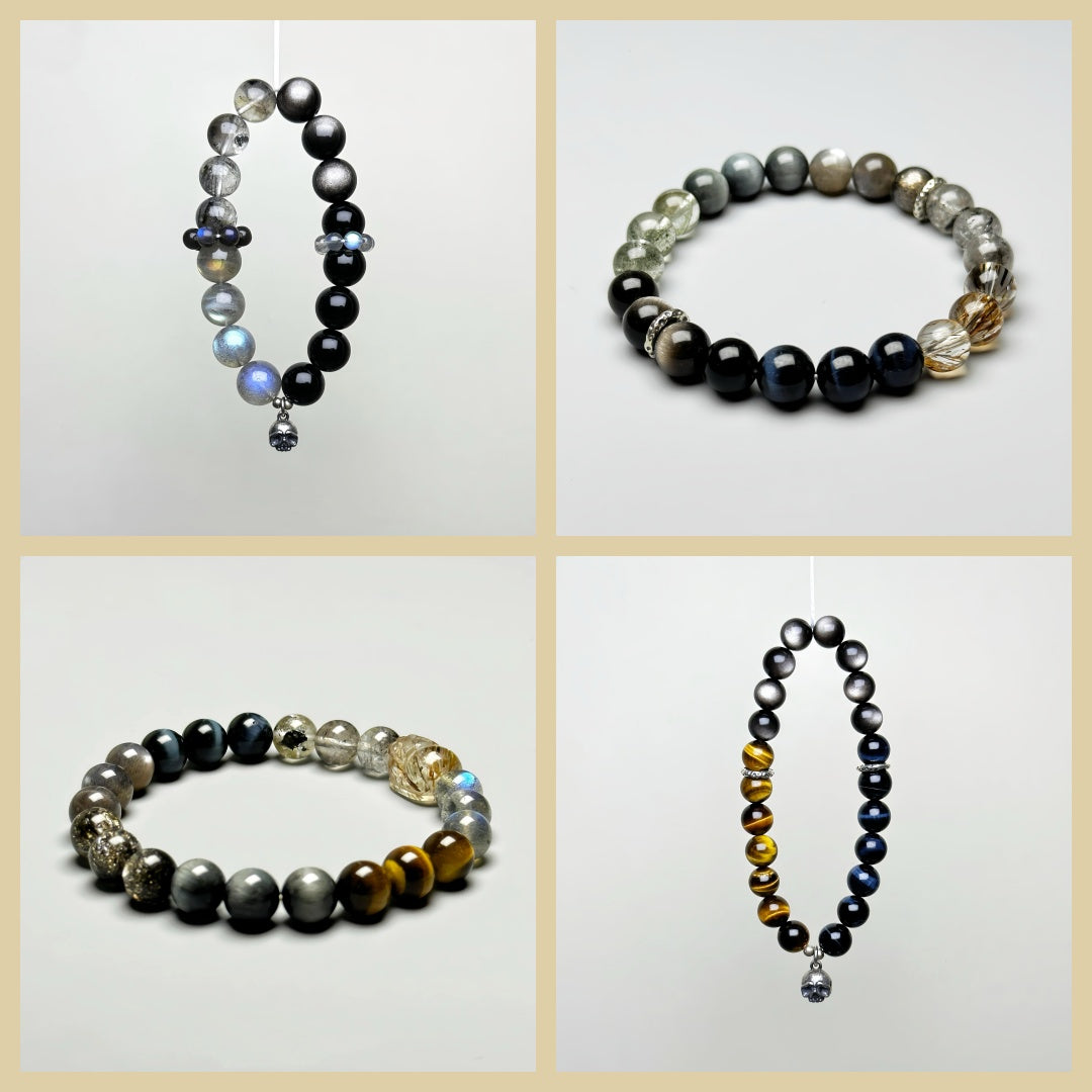 Wasteland Chic Series Quartz Crystal Bracelet