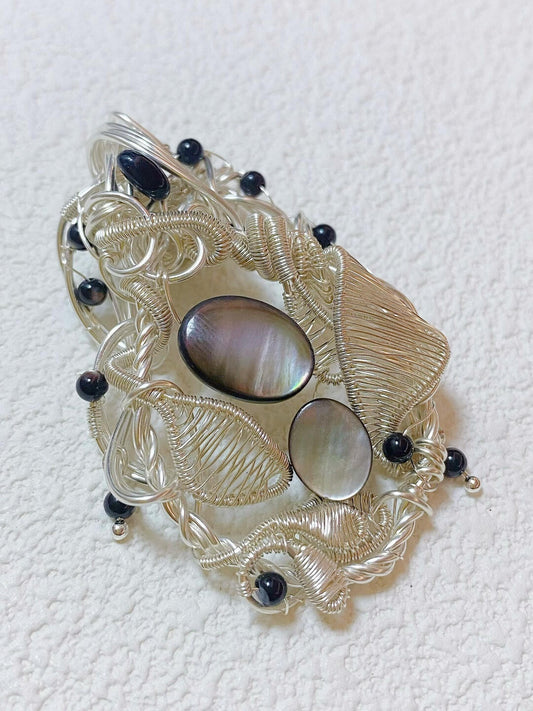 Spirit Mirror with Vines Pendant Necklace