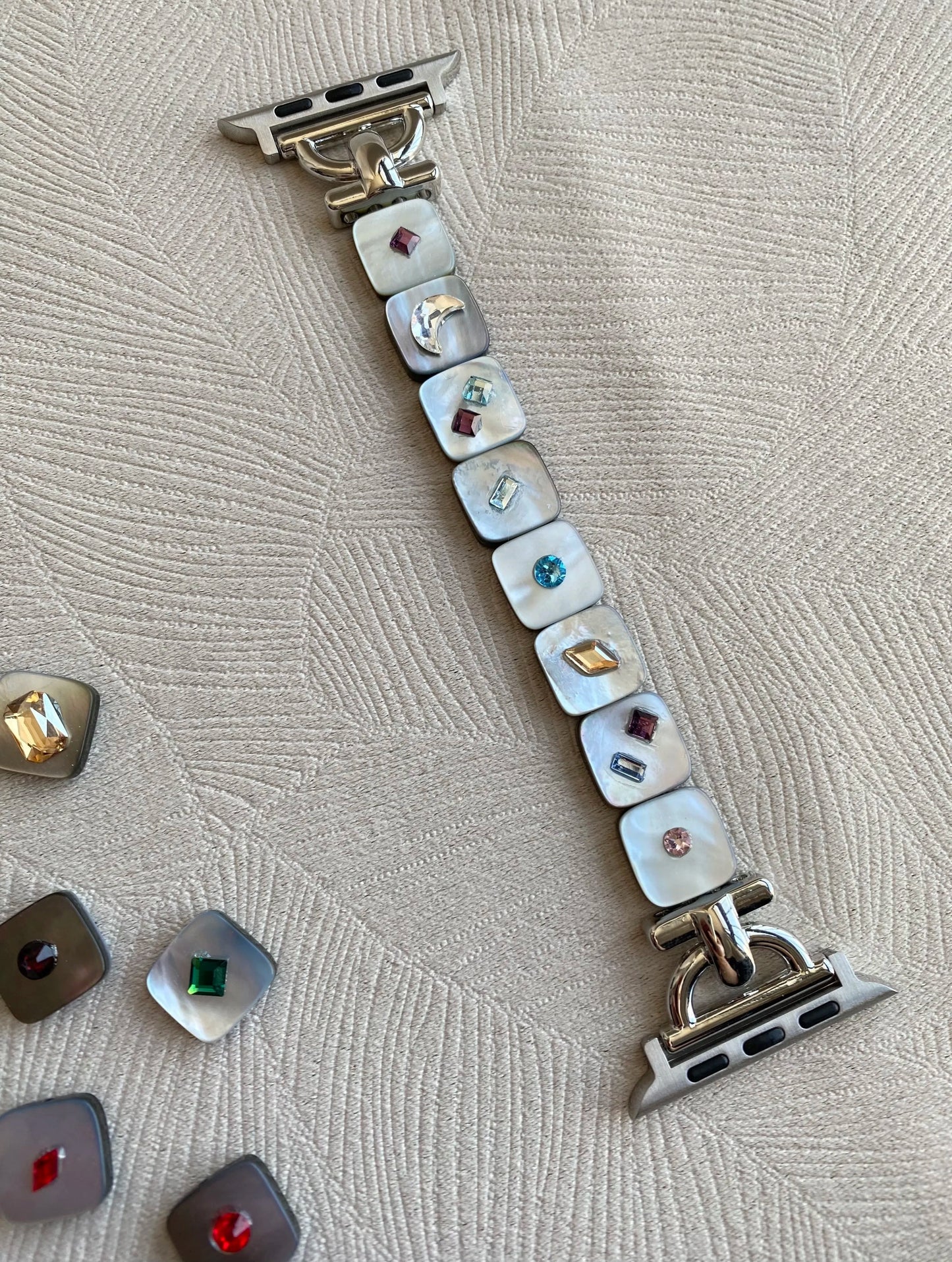 Handmade Pearl Oyster Shells Apple Watch Band