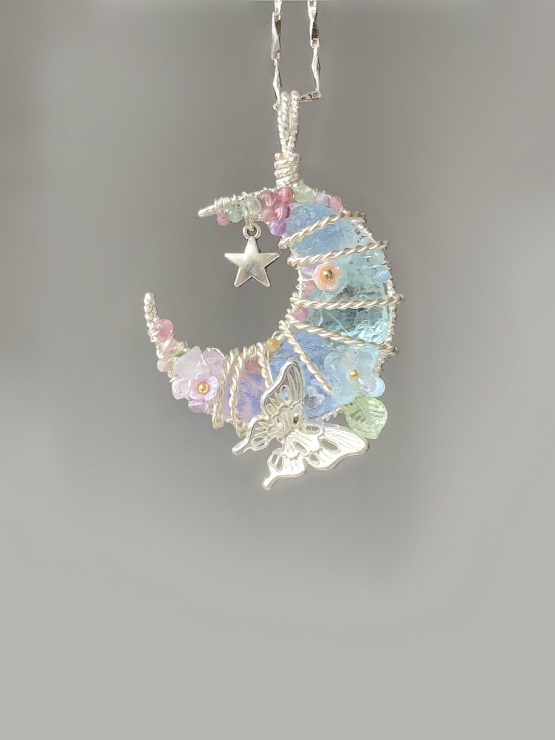 Radiant Lunar Palette Necklace