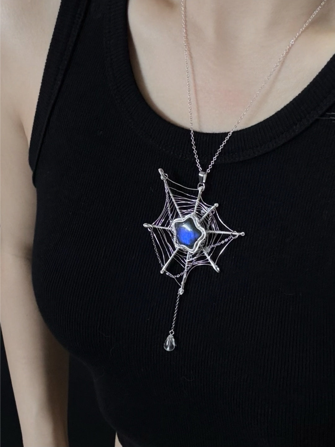 Spider Web Necklace