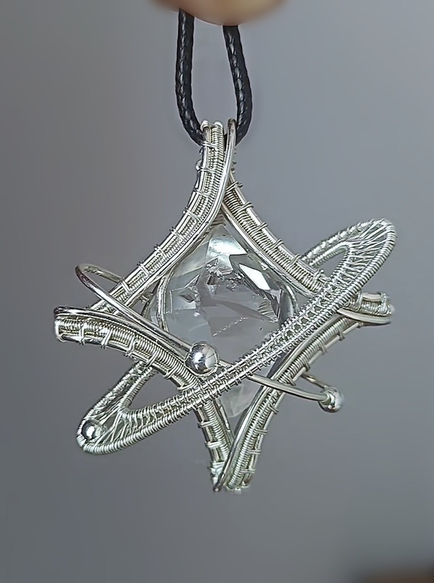 Celestial Ribbon Pendant Necklace