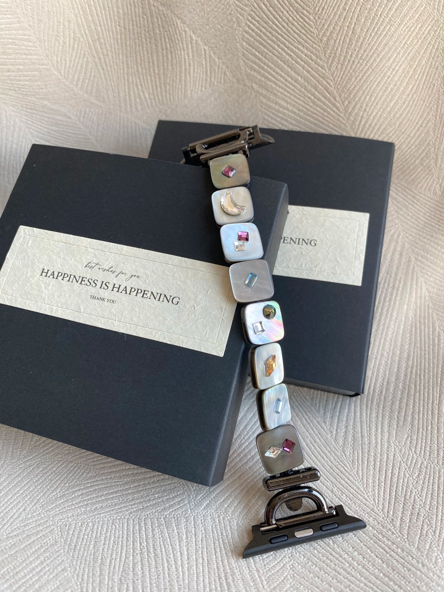 Handmade Pearl Oyster Shells Apple Watch Band