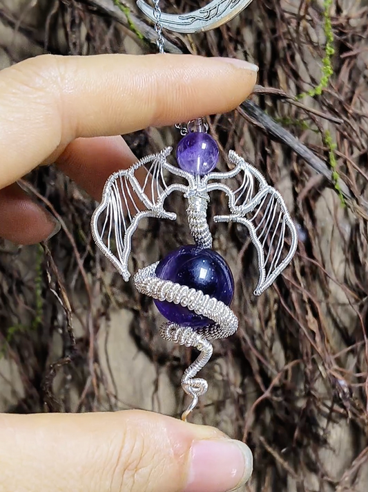 Phoenix & Serpent Pendant Necklace