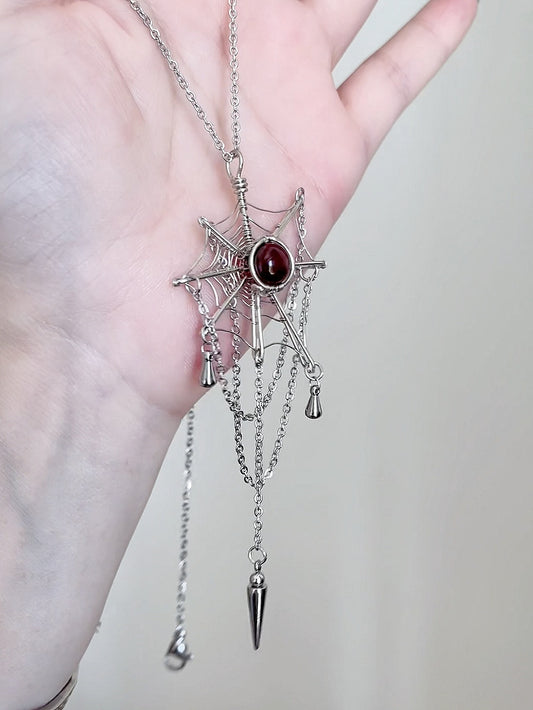 Spider Web Necklace