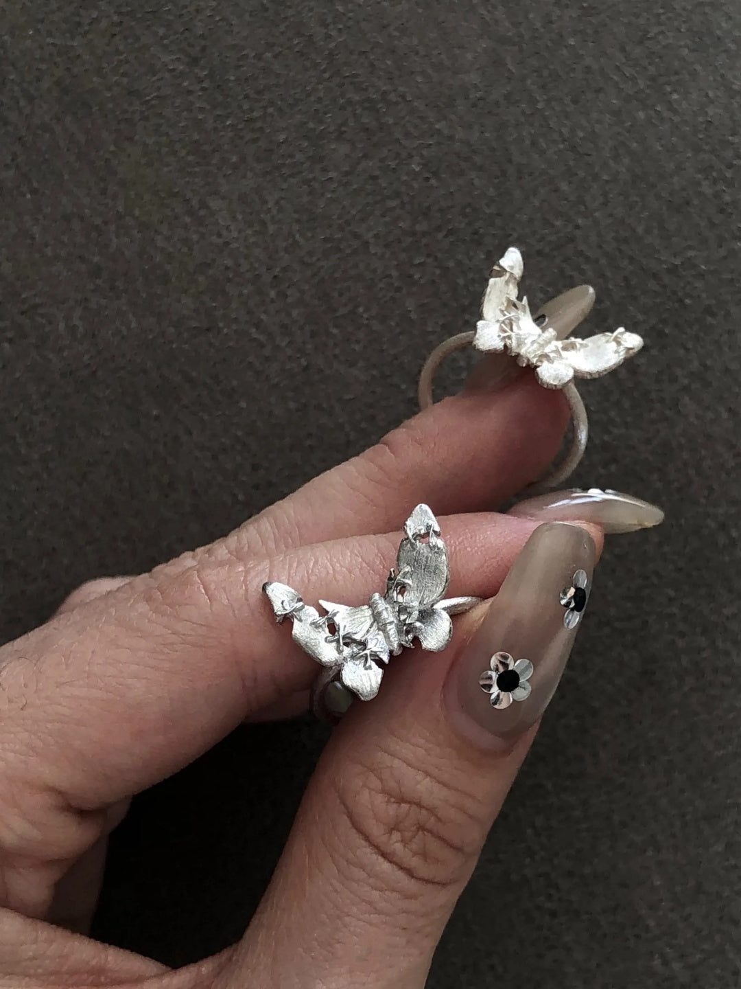 Sutures & Rebirth - Sterling Silver Butterfly Ring