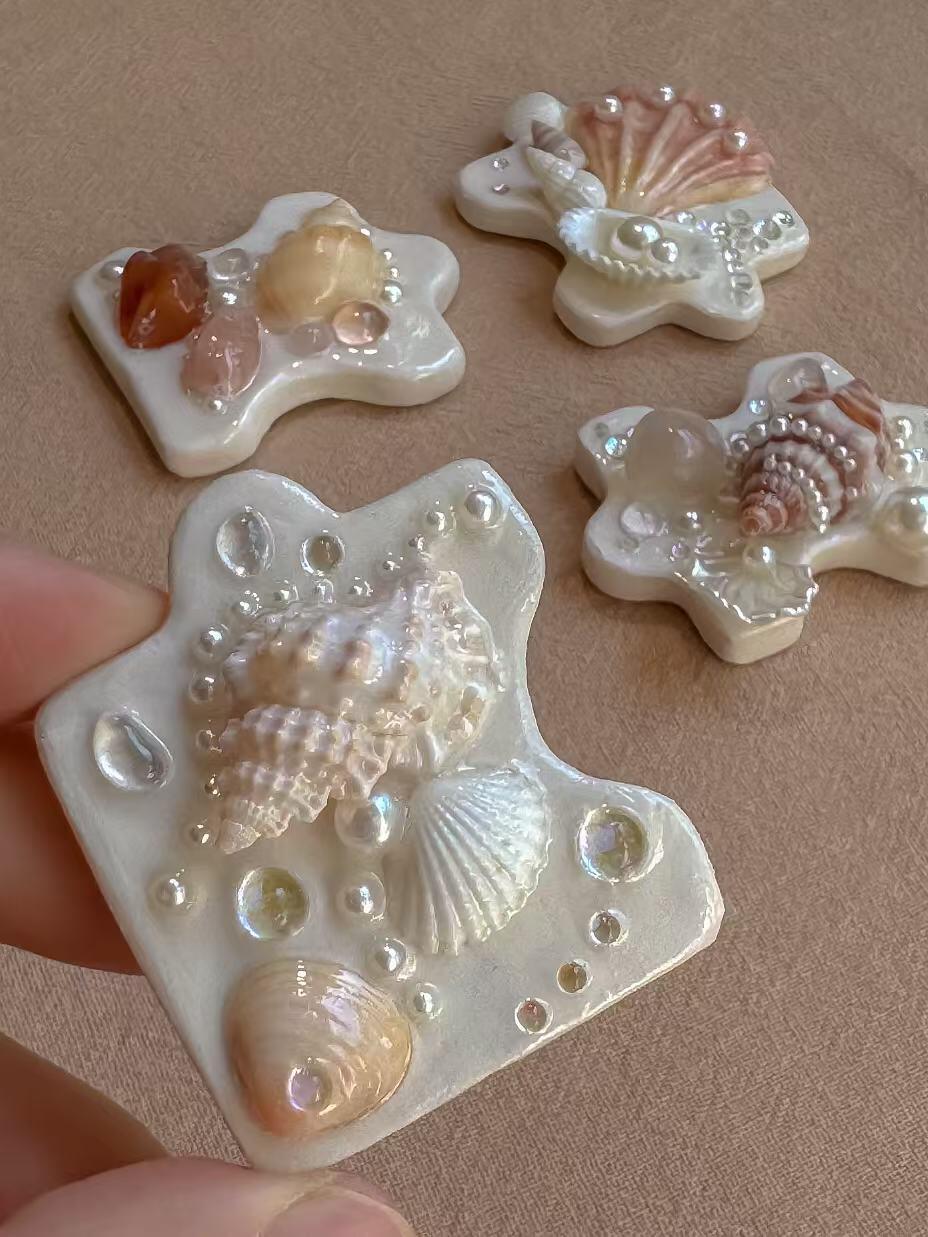 Coastal Jigsaw Seashell Magnet