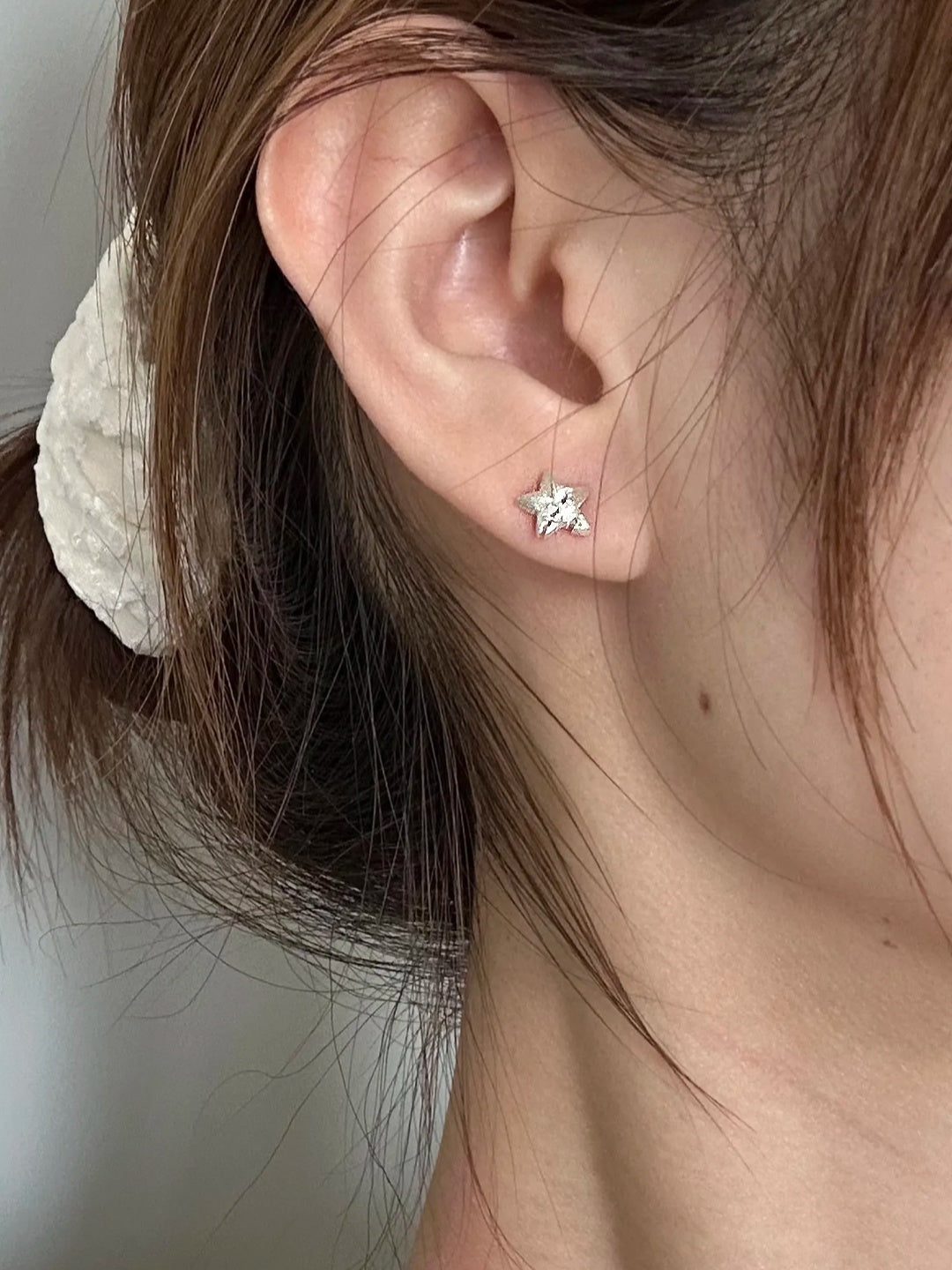 Sutures & Rebirth - Sterling Silver Star Earrings