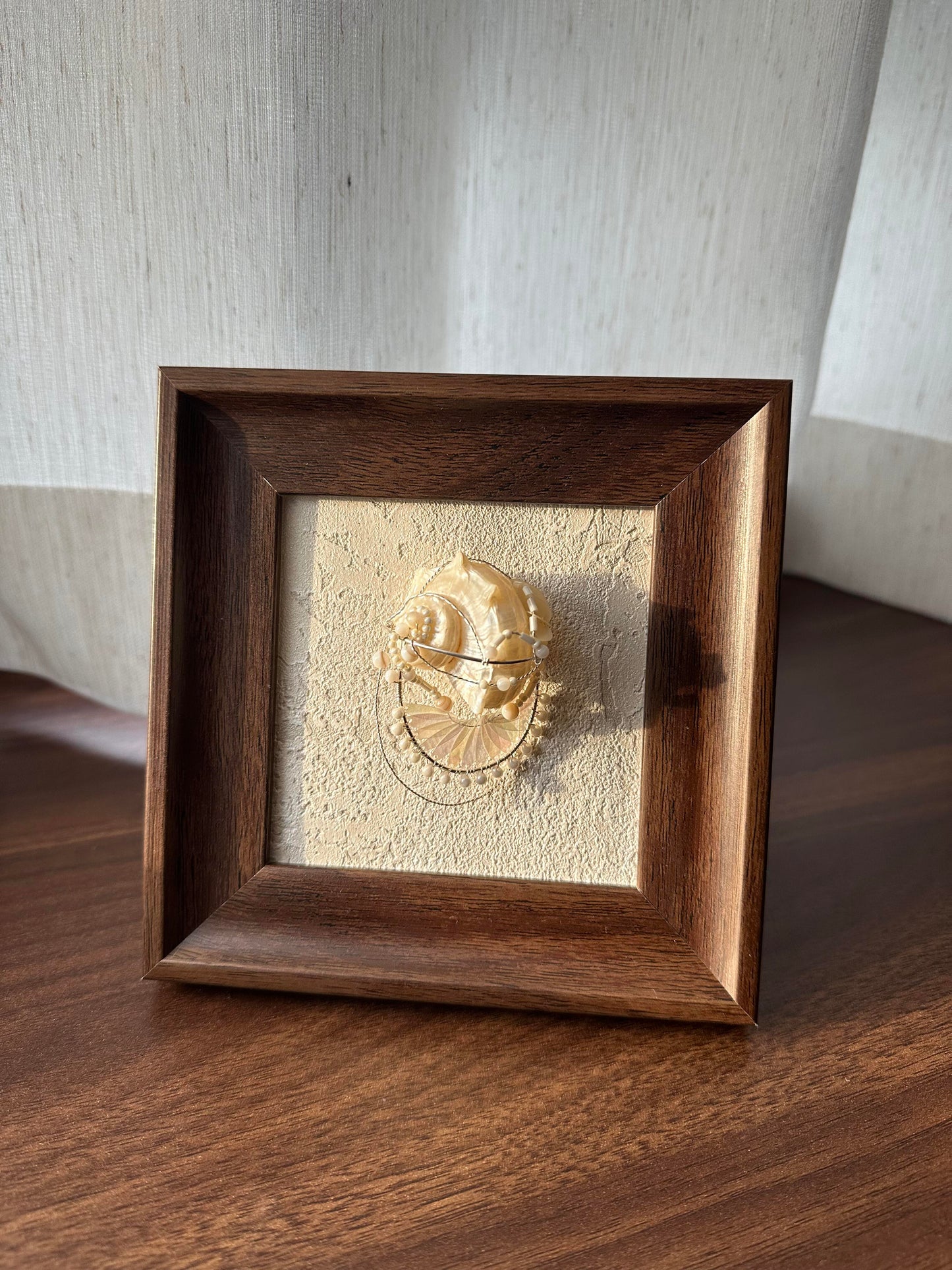 Ocean’s Lace Conch Shell Pendant Necklace