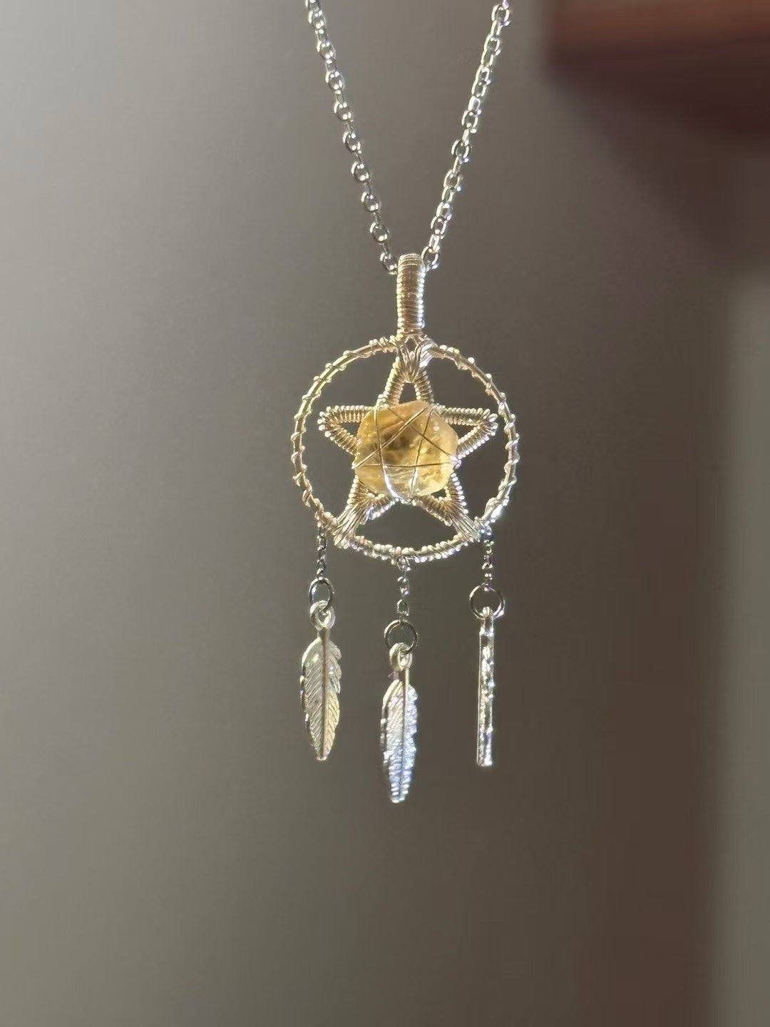 Star Dreamcatcher Necklace