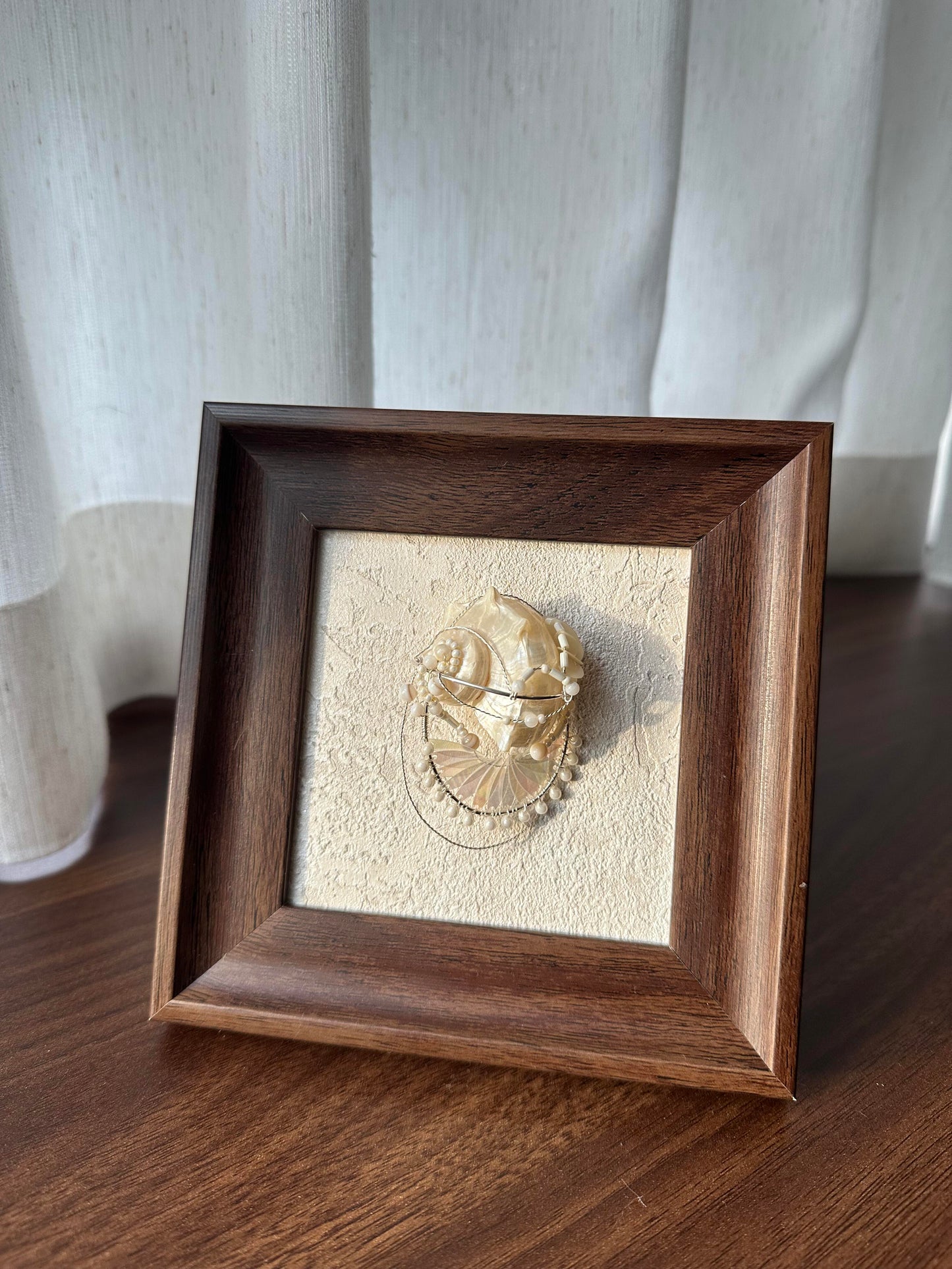 Ocean’s Lace Conch Shell Pendant Necklace