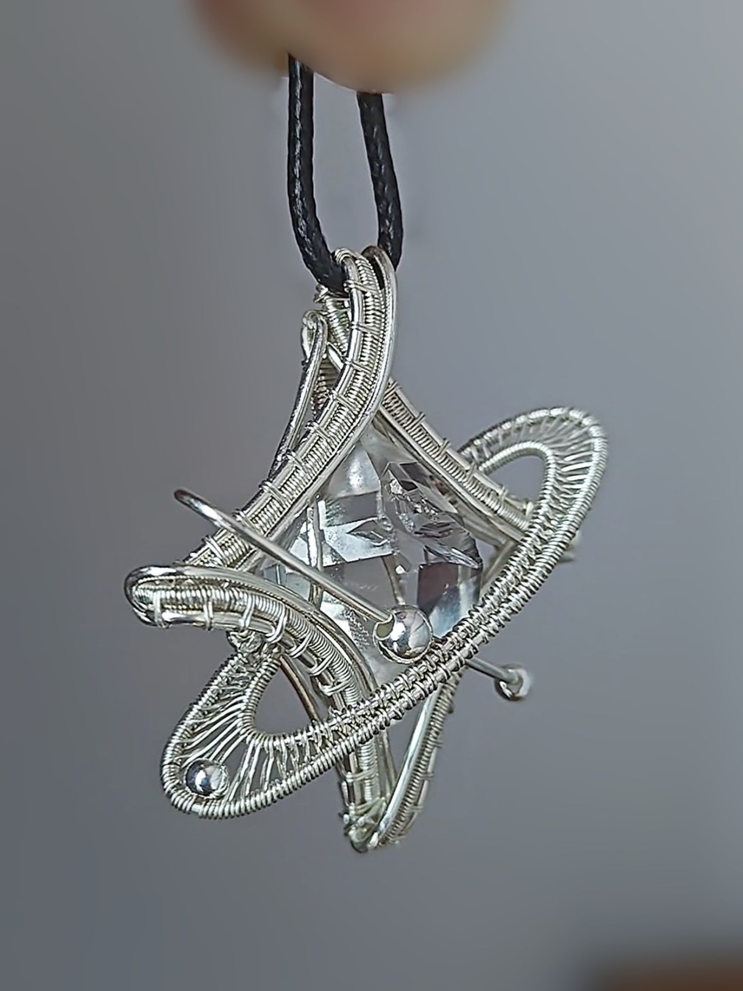 Celestial Ribbon Pendant Necklace