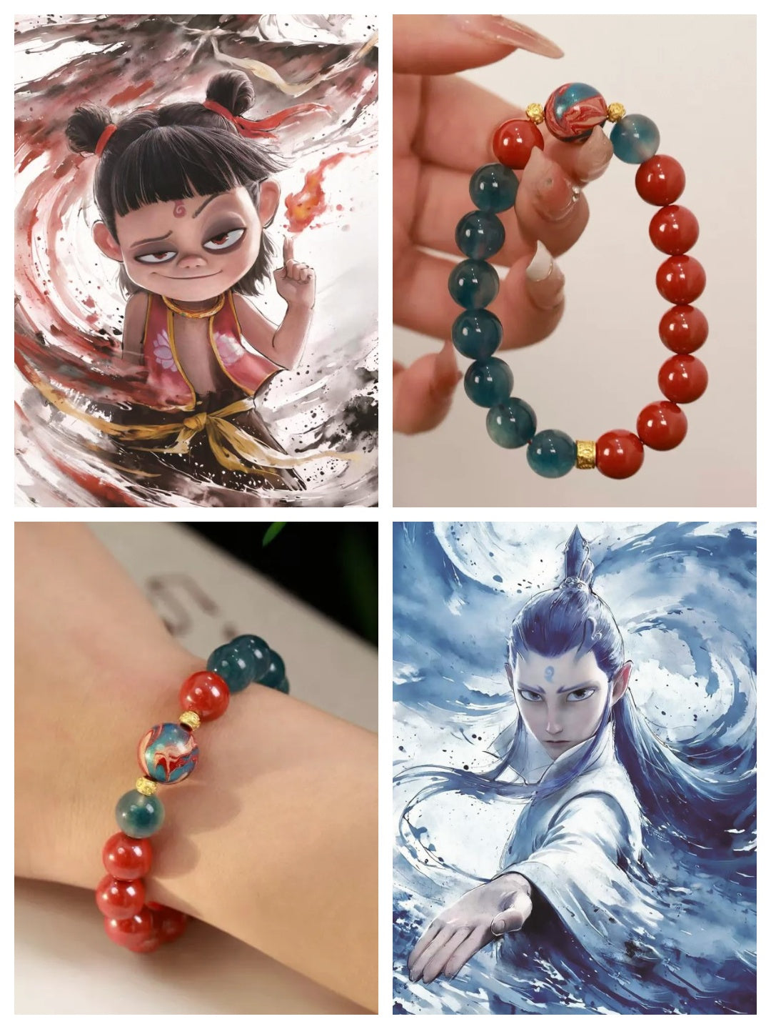 Ne Zha x Ao Bing Inspiration Bracelet