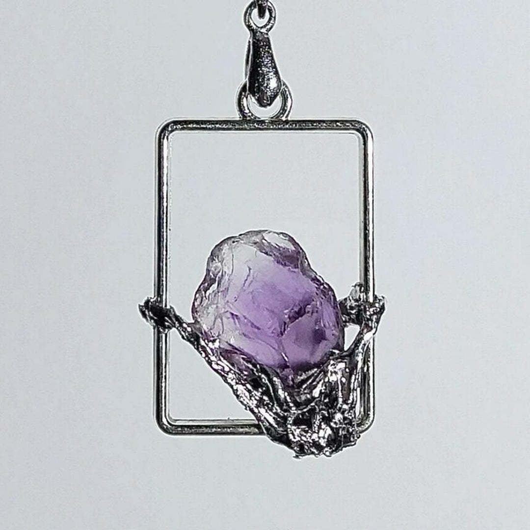 Gemstone Painting Necklace