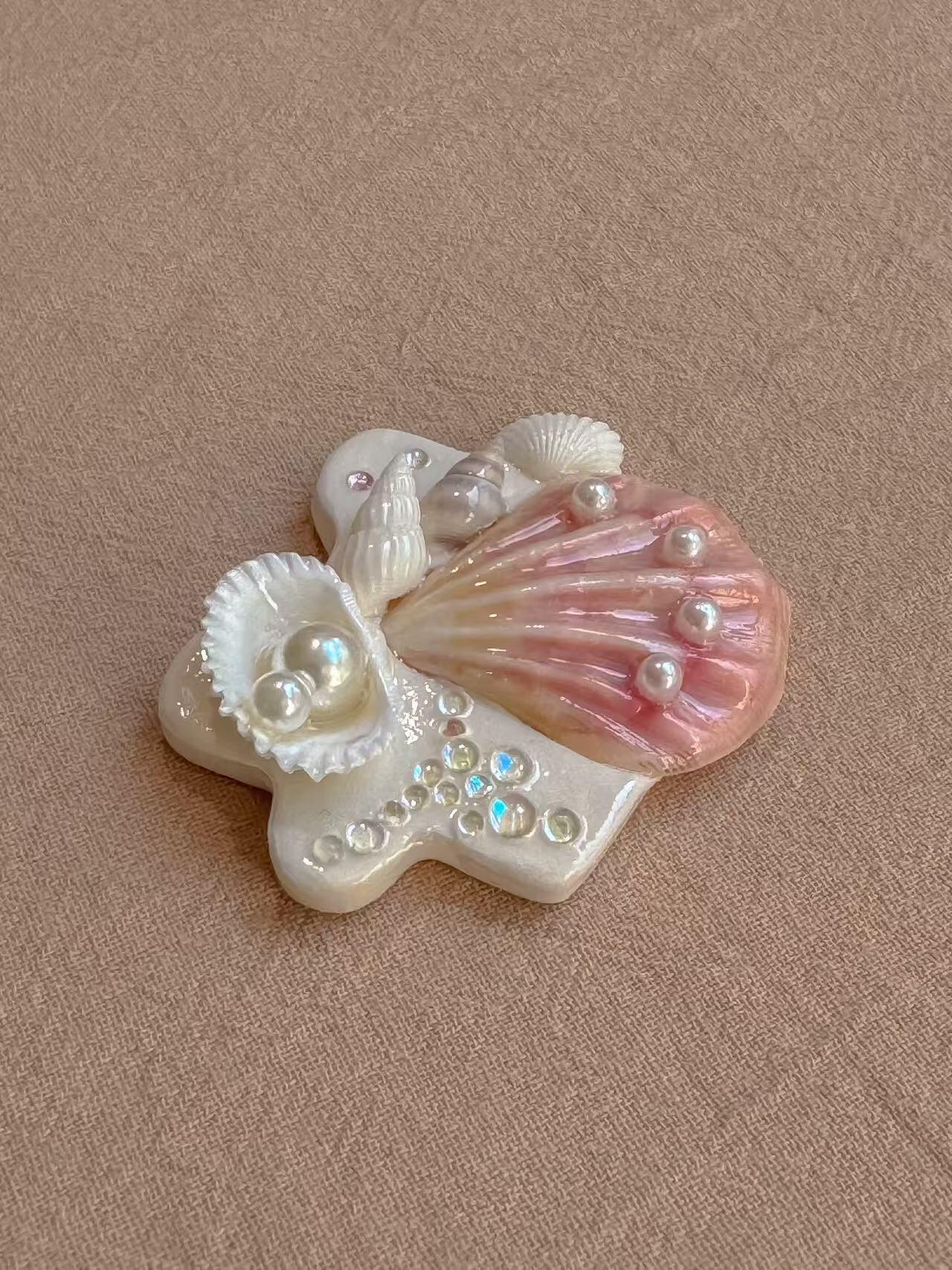 Coastal Jigsaw Seashell Magnet