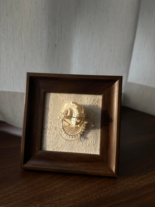 Ocean’s Lace Conch Shell Pendant Necklace