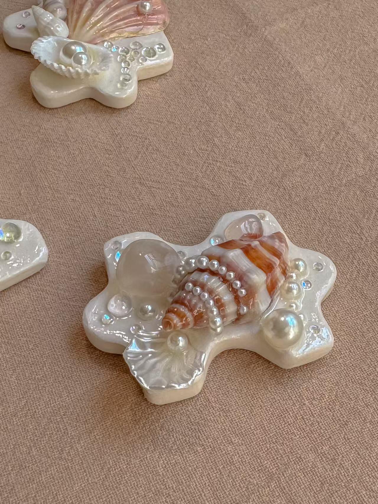 Coastal Jigsaw Seashell Magnet