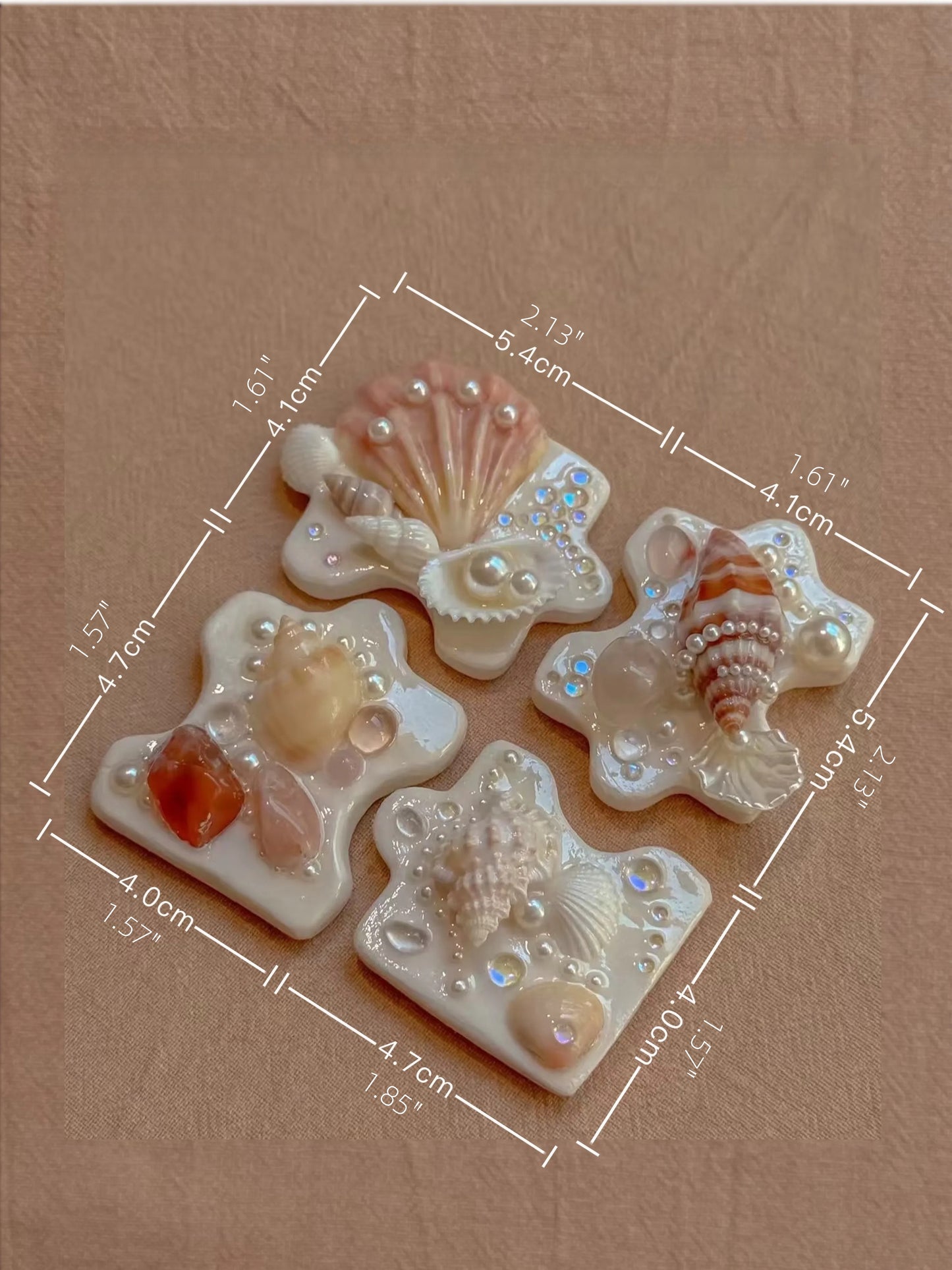 Coastal Jigsaw Seashell Magnet