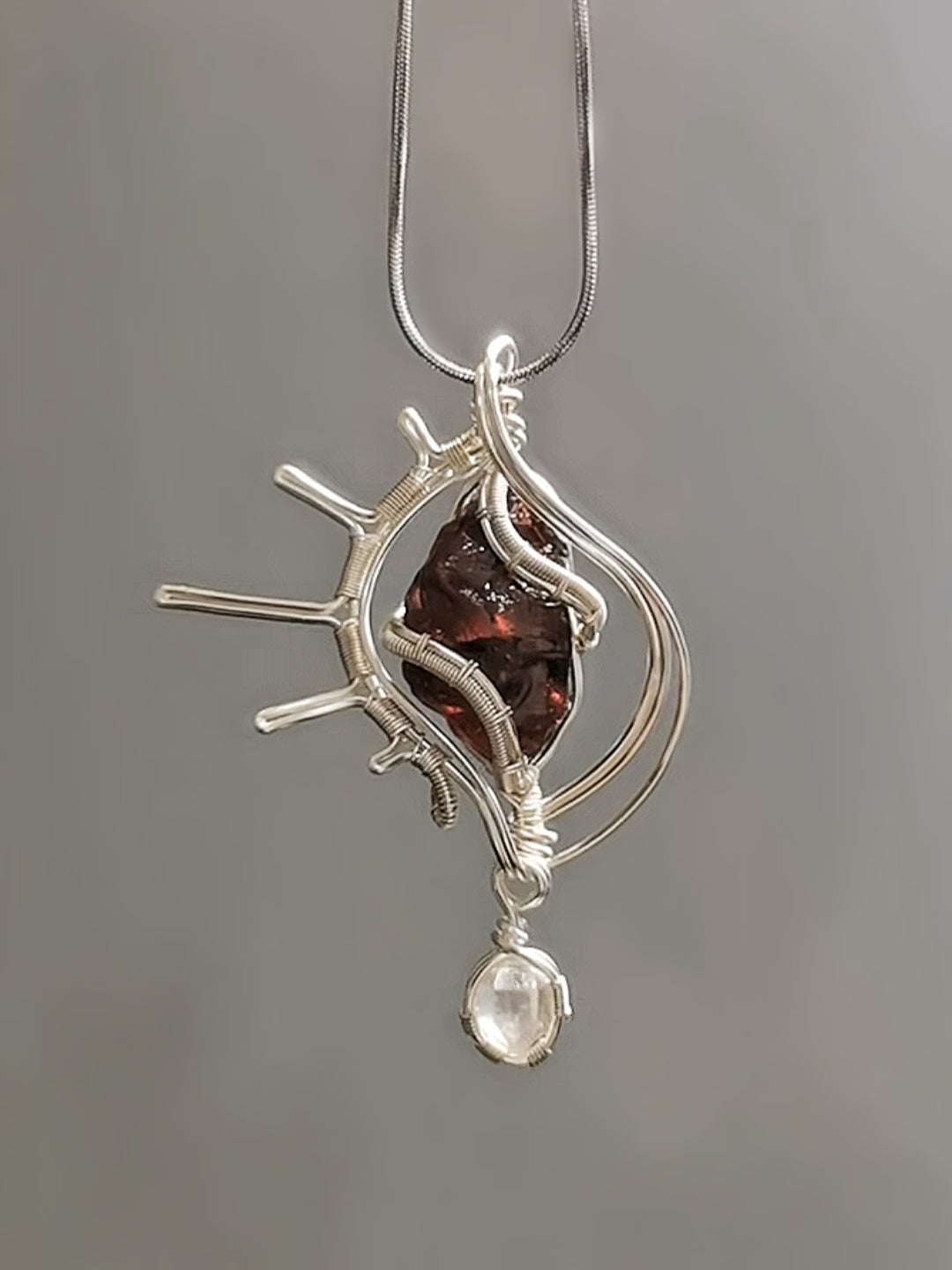 Mermaid's Conch Pendant Necklace