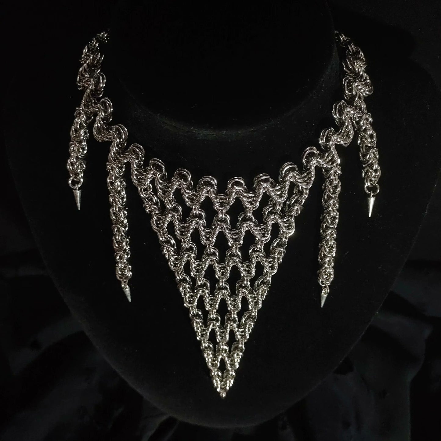 Handmade Chainmail 1015 Choker Necklace