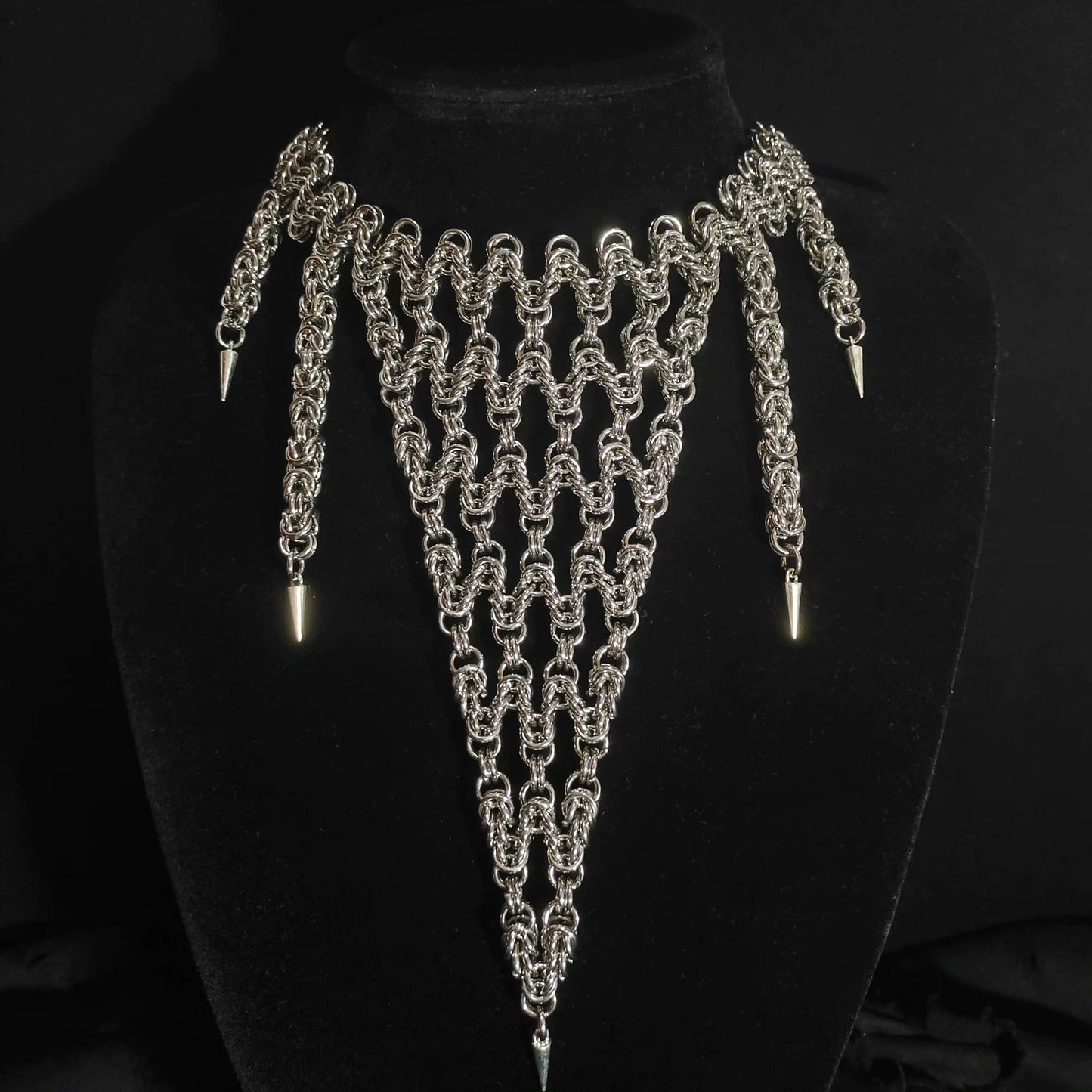 Handmade Chainmail 1015 Choker Necklace