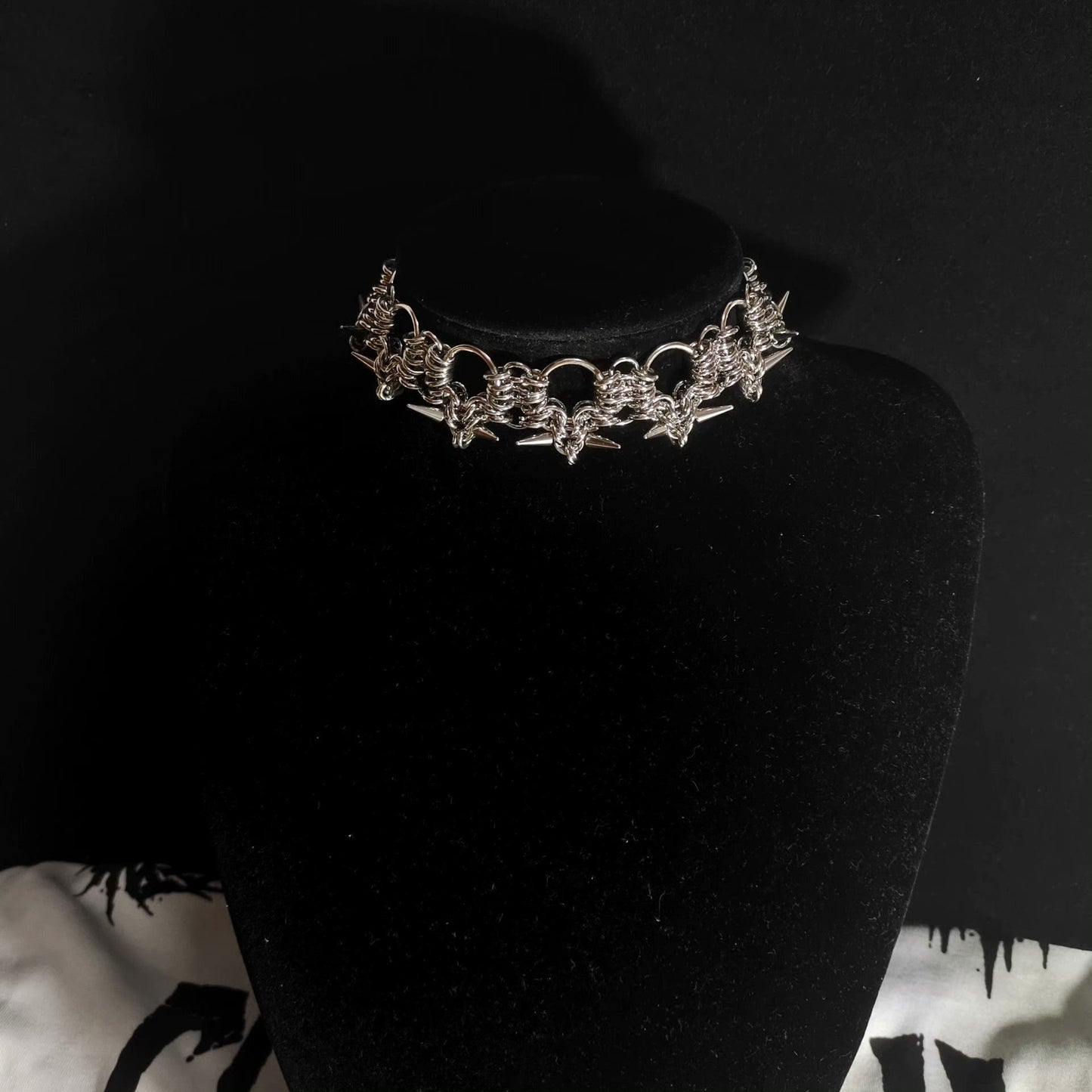 Handmade Chainmail 1016 Choker Necklace