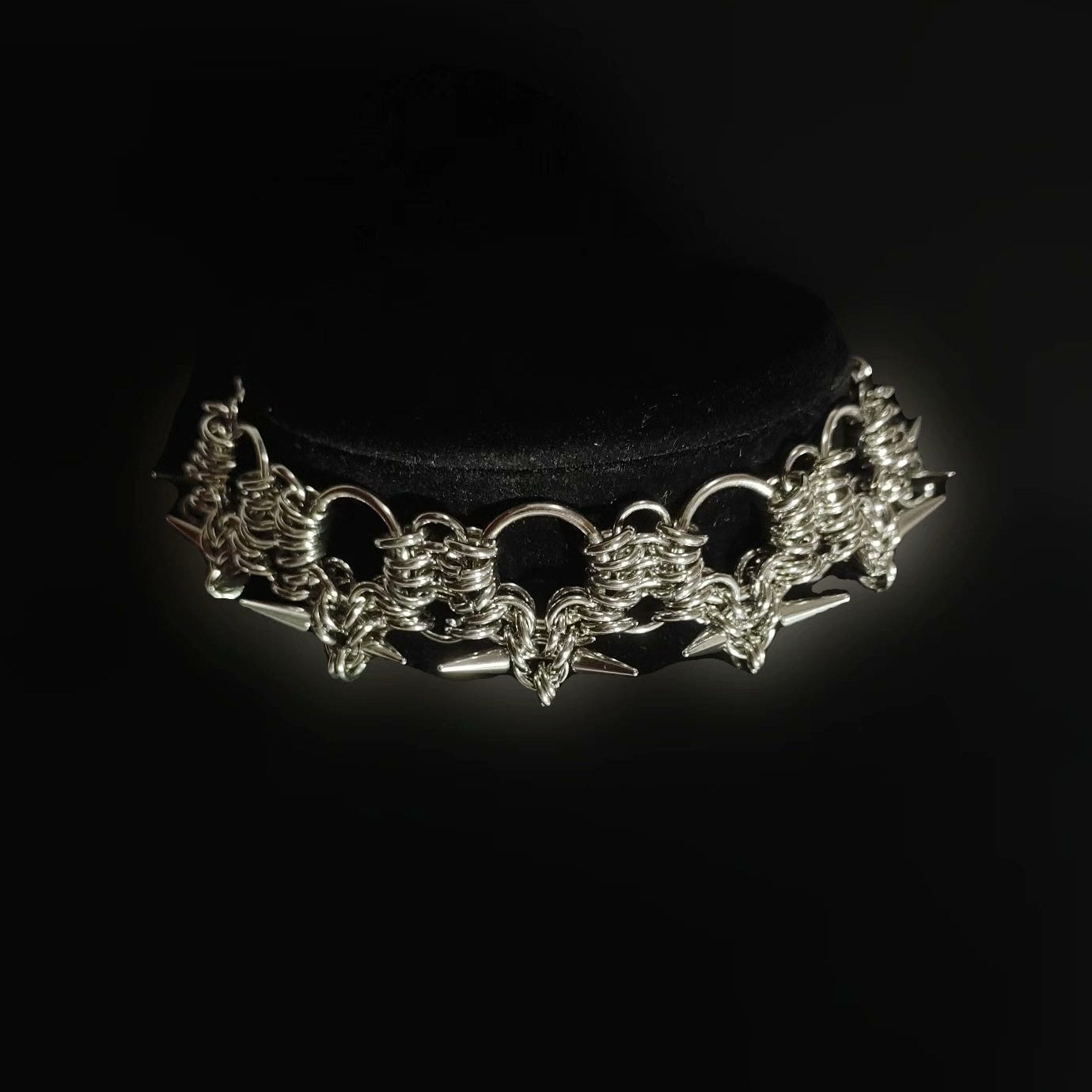 Handmade Chainmail 1016 Choker Necklace