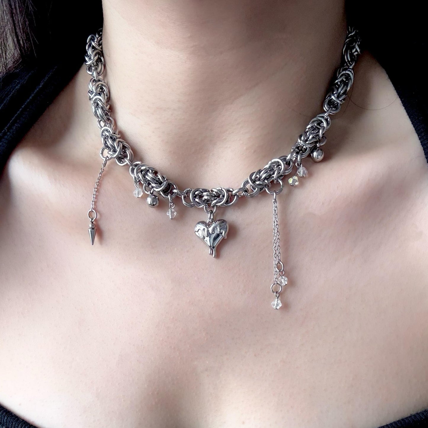 Handmade Chainmail 1022 Necklace