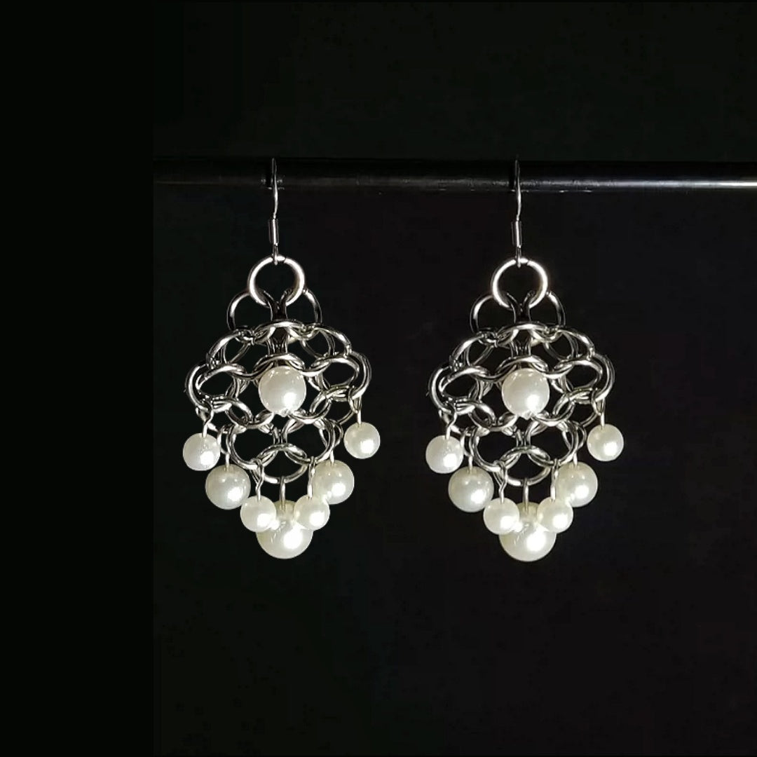 Handmade Chainmail 3011 Earrings