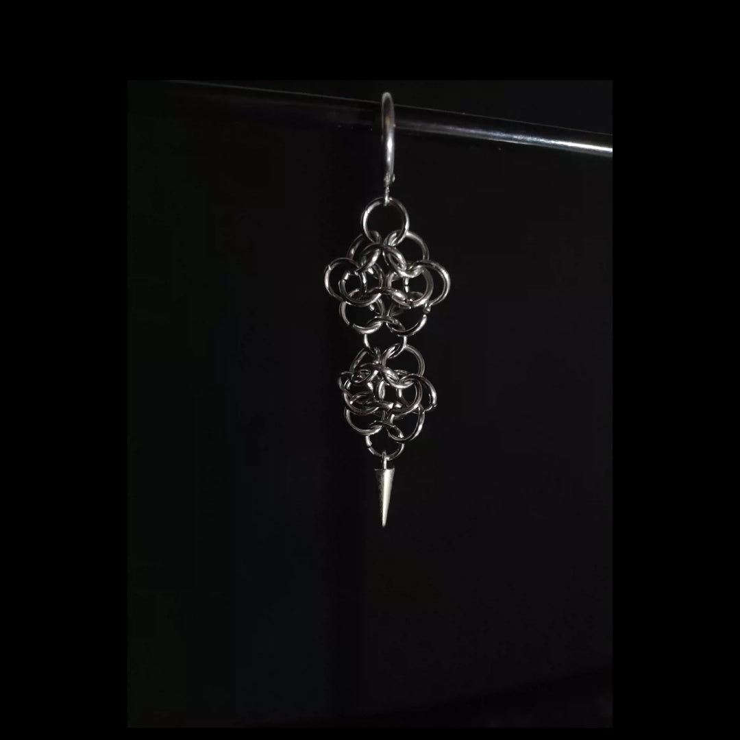 Handmade Chainmail 3018 Earrings