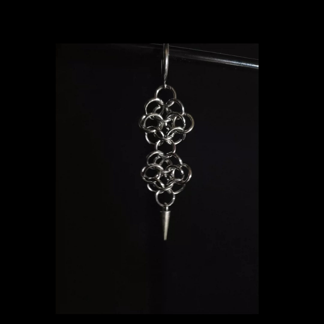 Handmade Chainmail 3018 Earrings