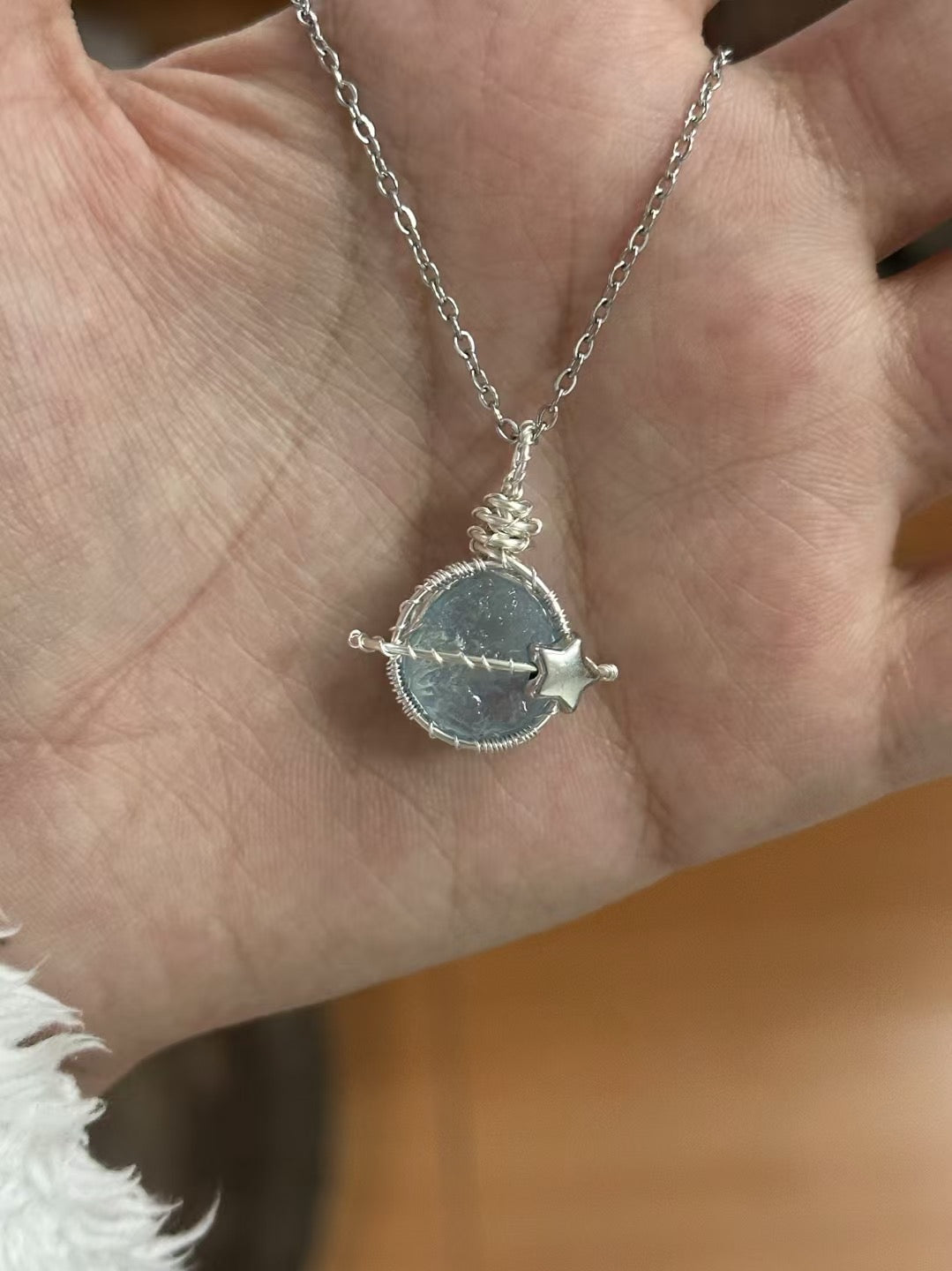 Planet Gemstone Necklace
