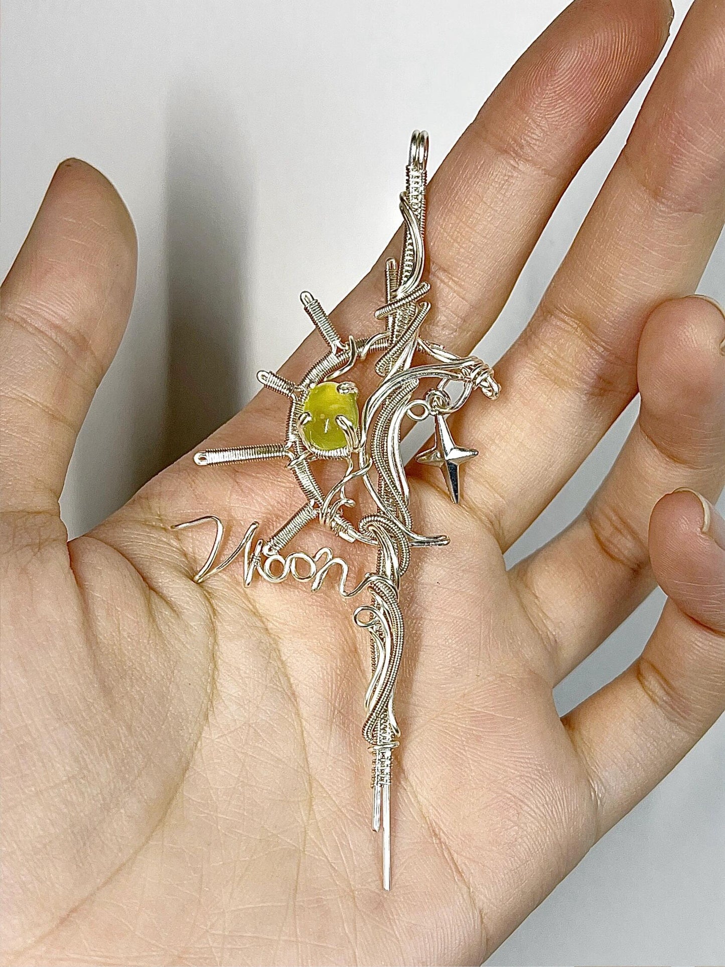 Moon Scepter Pendant Necklace