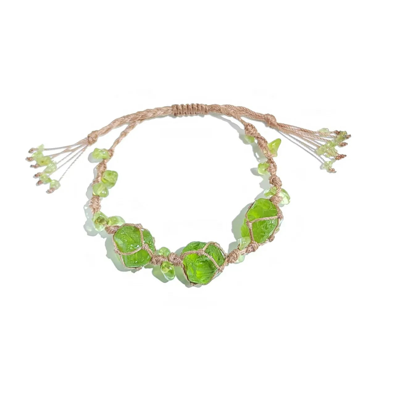 Floral Gemstone Woven Bracelet 2.0