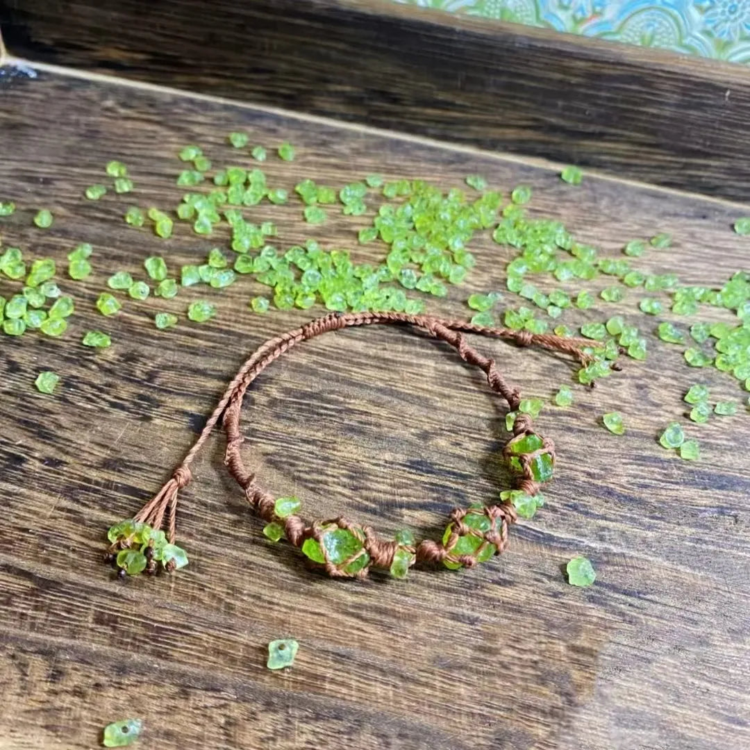 Floral Gemstone Woven Bracelet 2.0