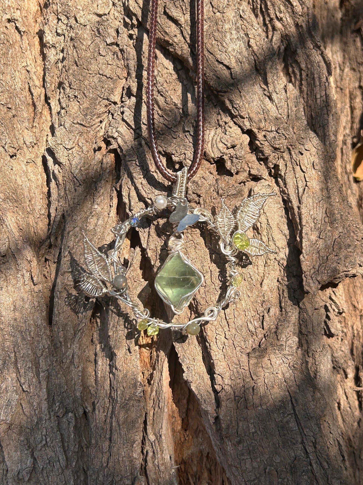 Spring Wreath Necklace