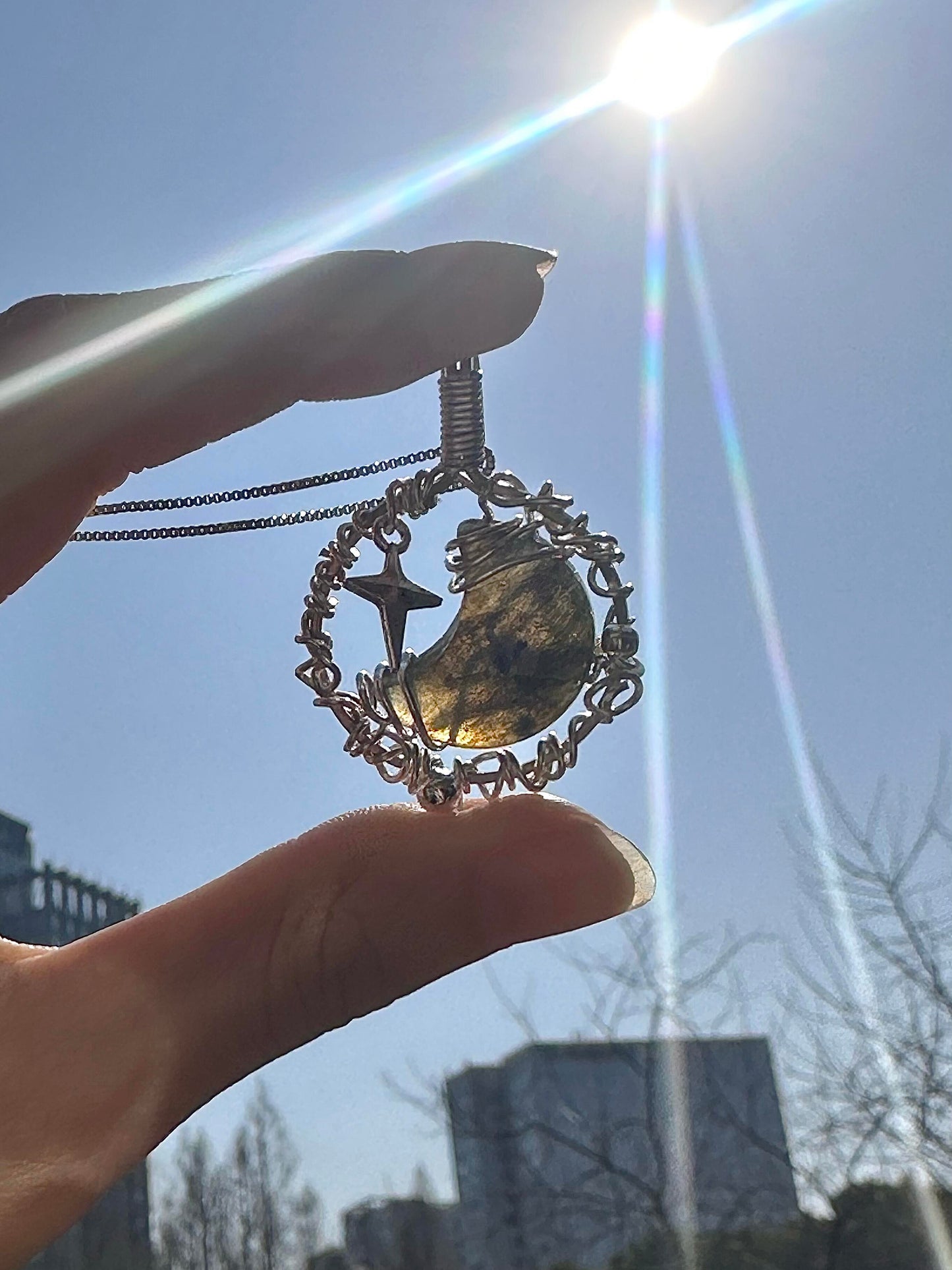 Star-Moon Myth Pendant Necklace