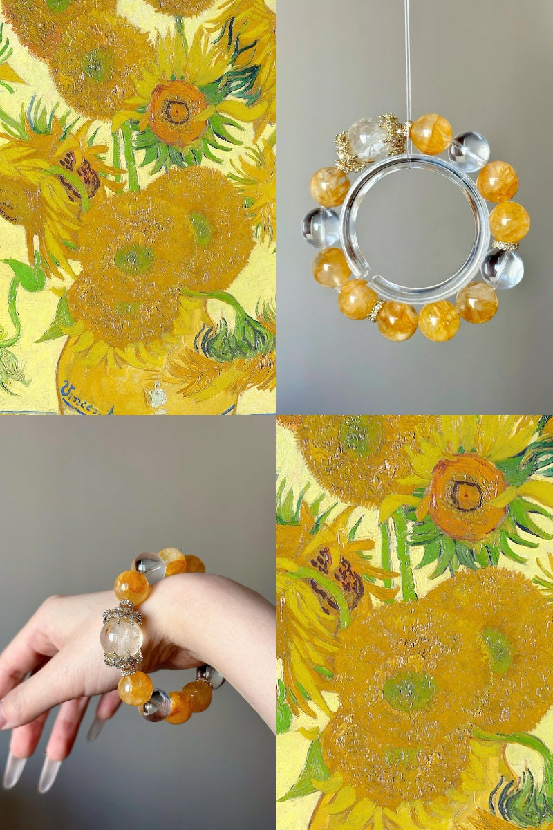 Van Gogh Sunflowers Bracelet