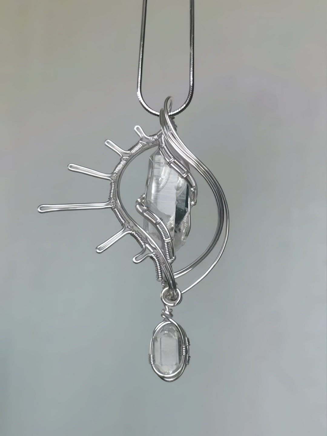 Mermaid's Conch Pendant Necklace