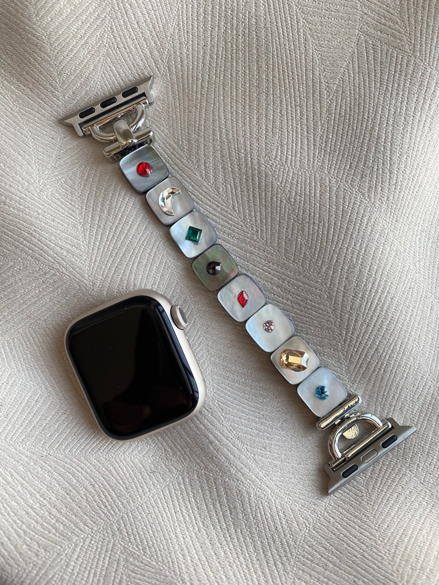 Handmade Pearl Oyster Shells Apple Watch Band