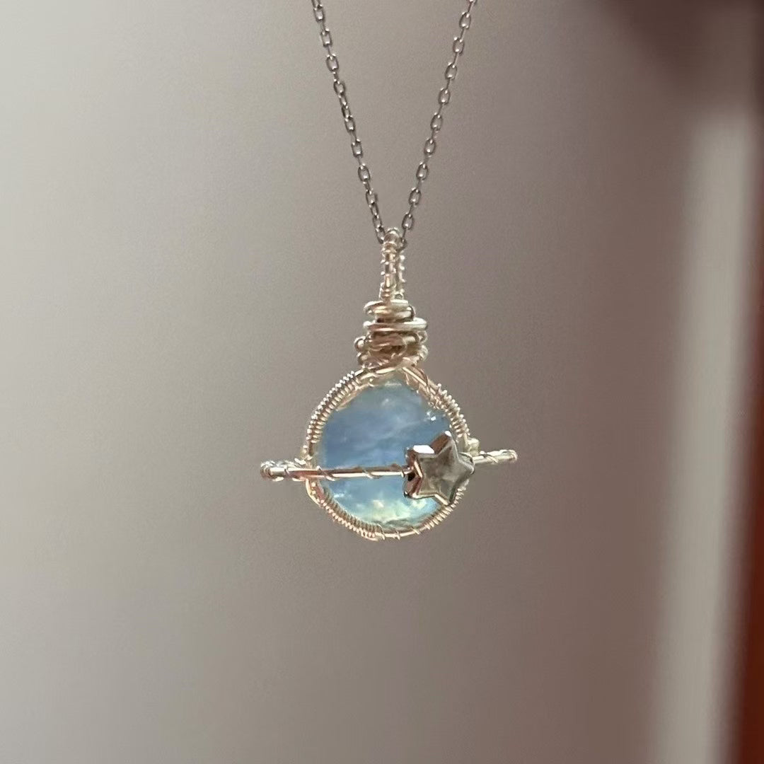 Planet Gemstone Necklace