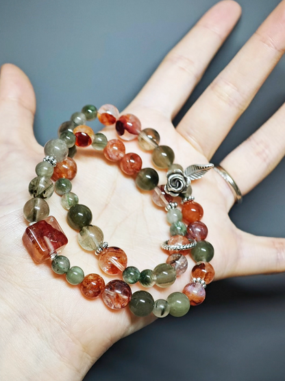 Elegant Rose Manor inspired Dual-Circle Bracelet