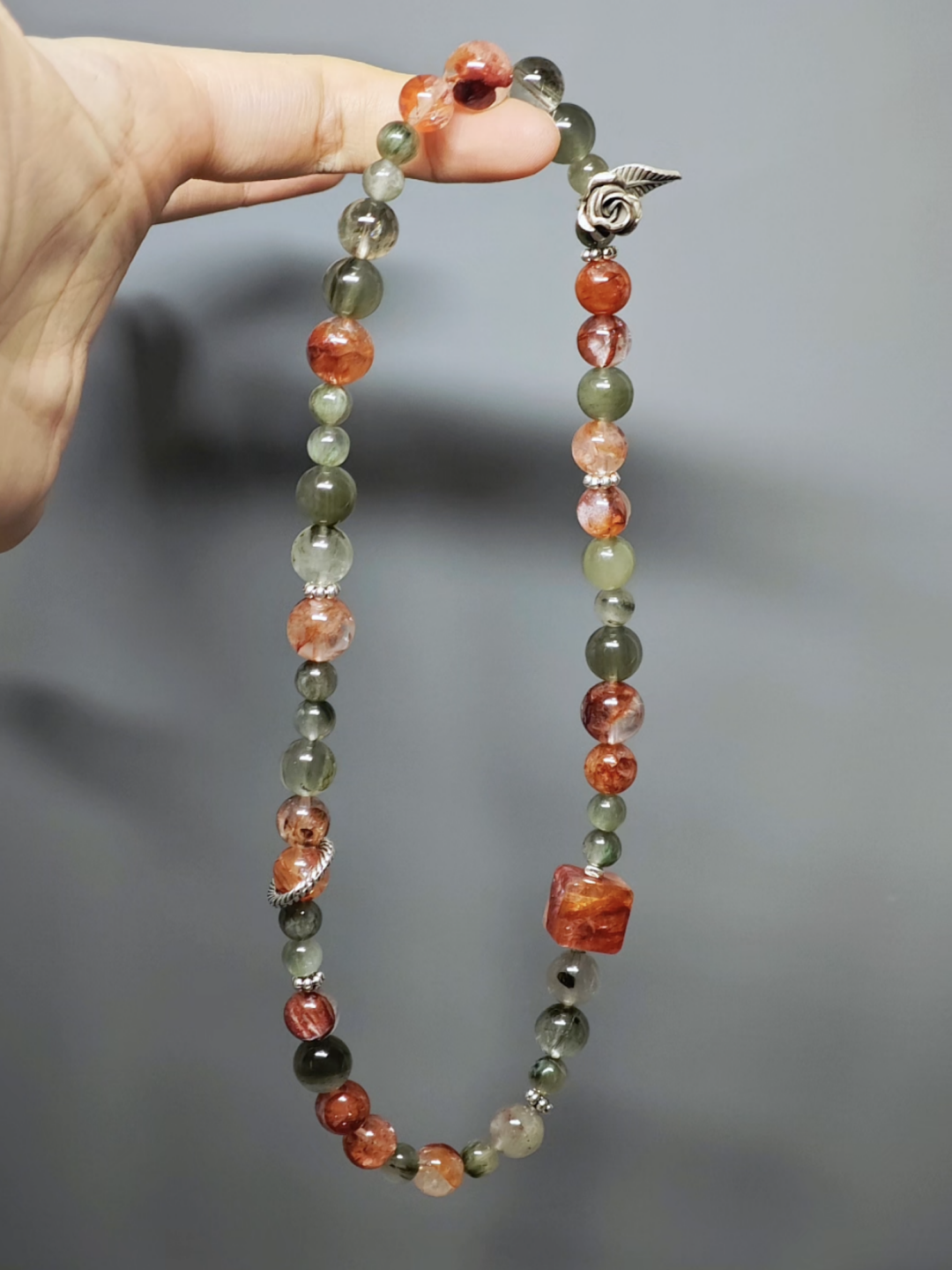 Elegant Rose Manor inspired Dual-Circle Bracelet