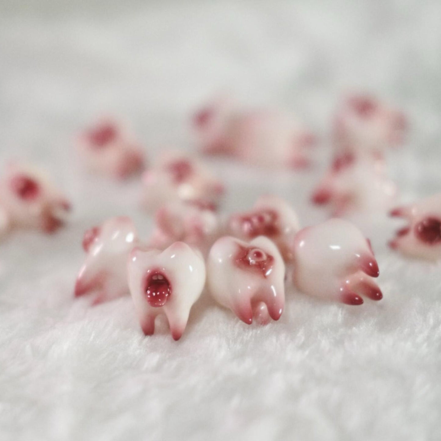 Tooth & Terror Resin Earrings
